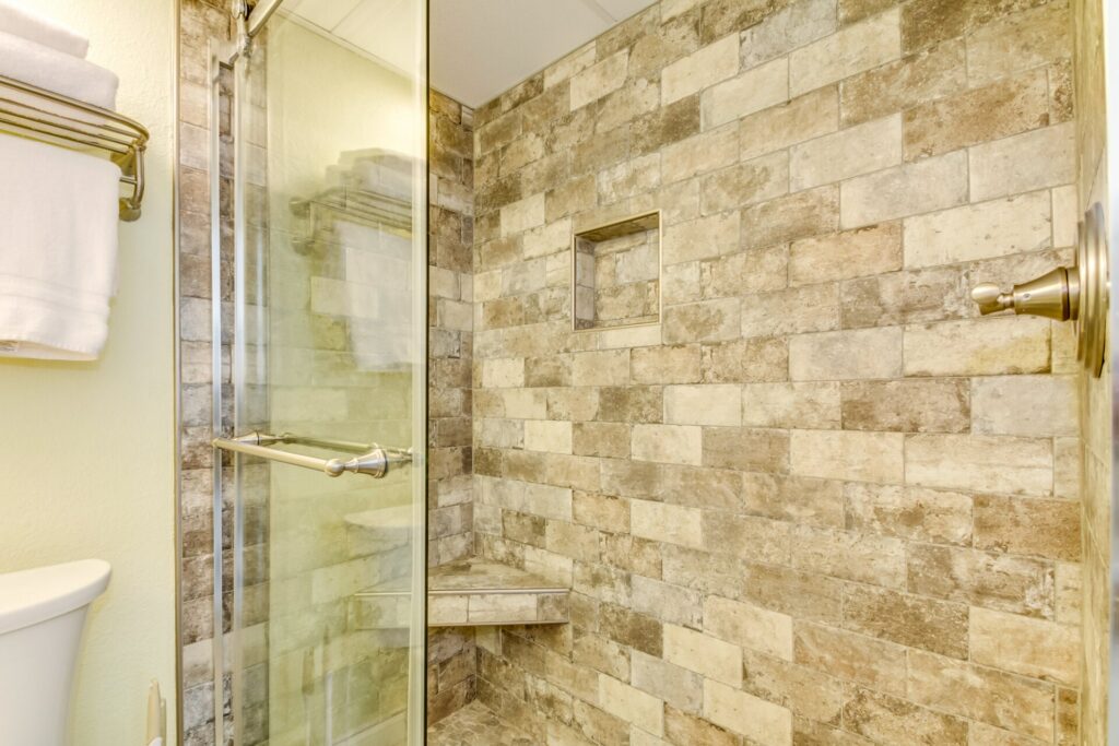 The shower area of the St. Clements 504